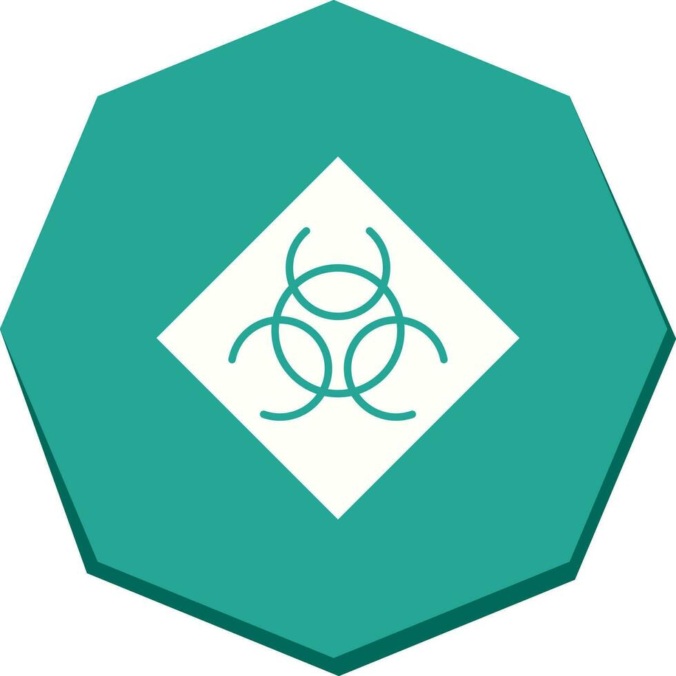 Biological Hazard Vector Icon