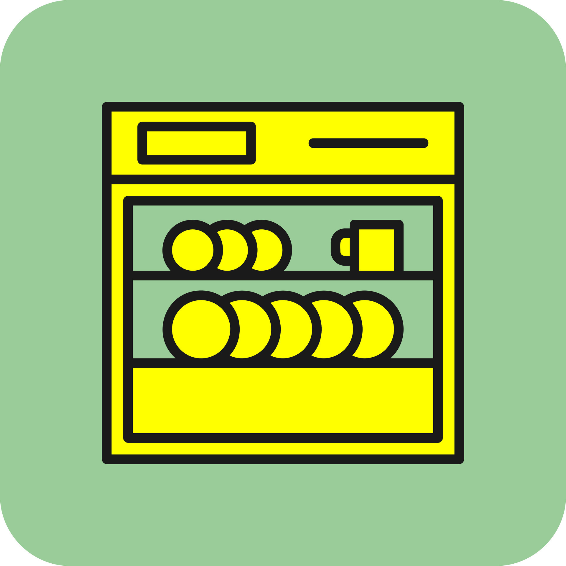 Dishwasher Vector Icon Design 31398537 Vector Art at Vecteezy