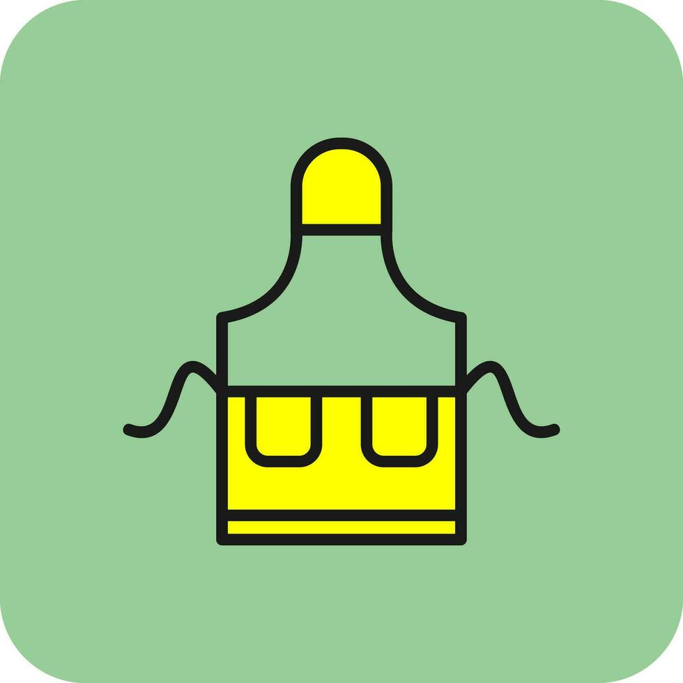 Apron Vector Icon Design
