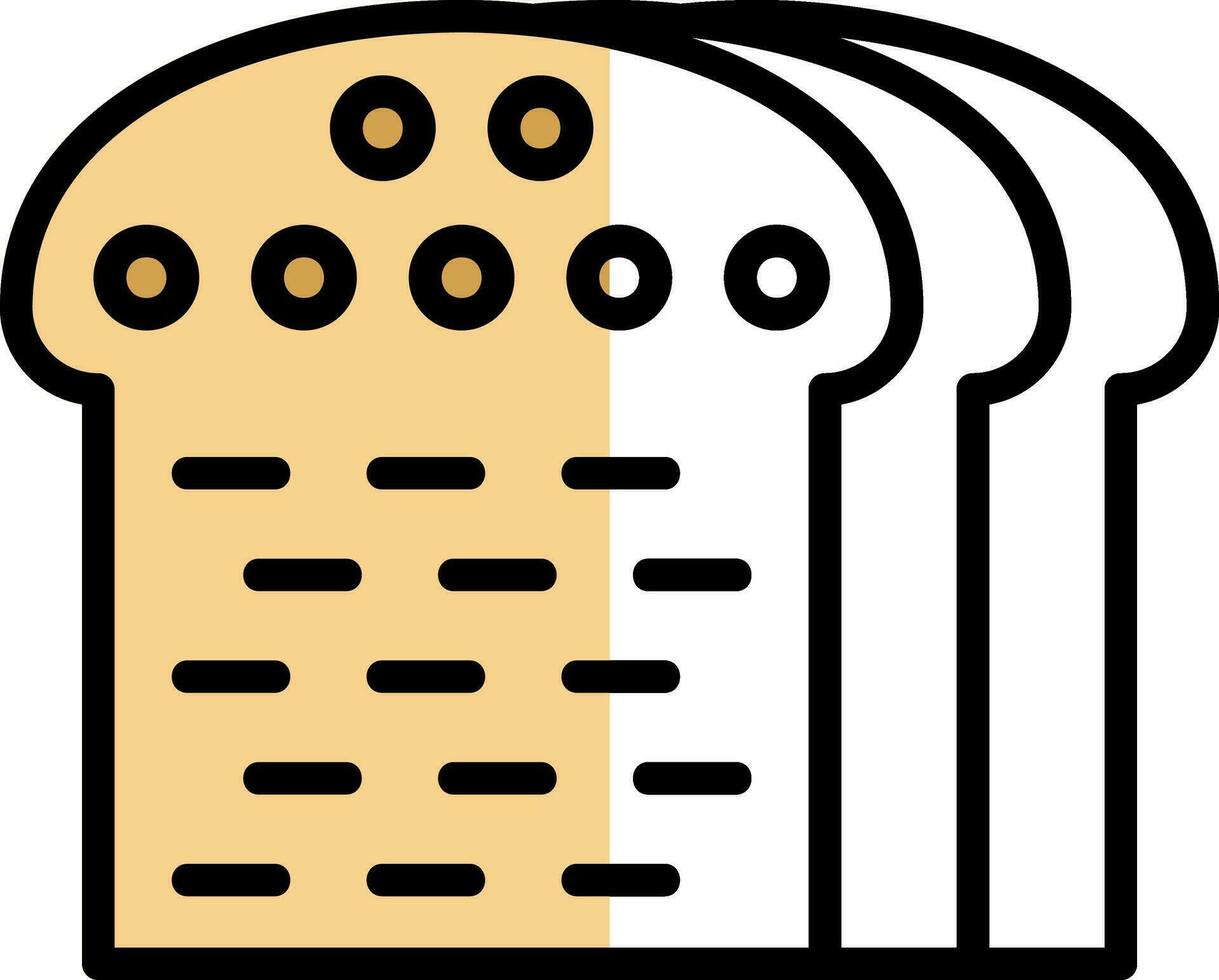 Bread Vector Icon Design
