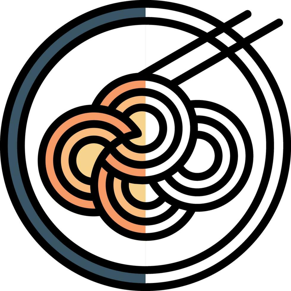 Pasta Vector Icon Design