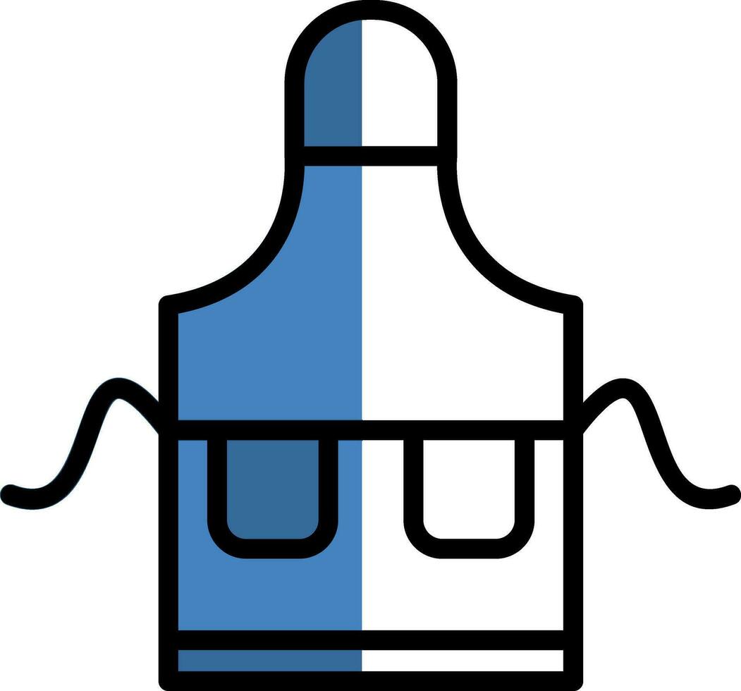 Apron Vector Icon Design