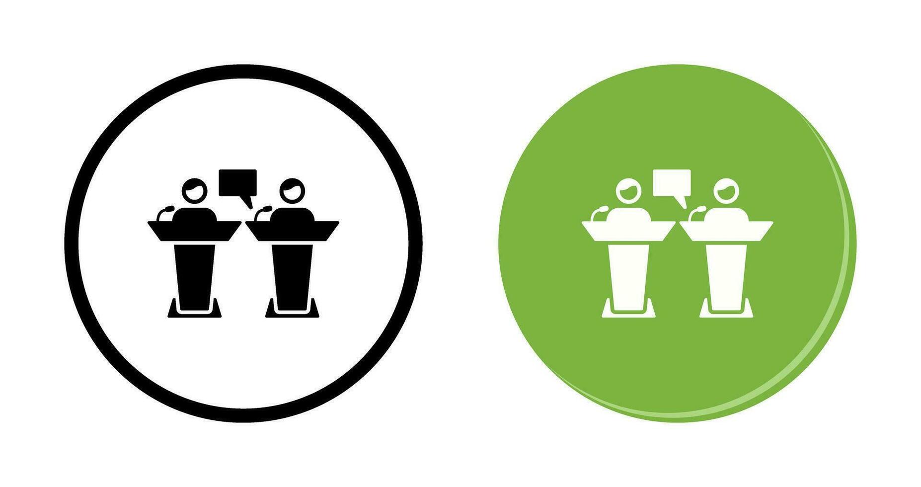 Debate Vector Icon