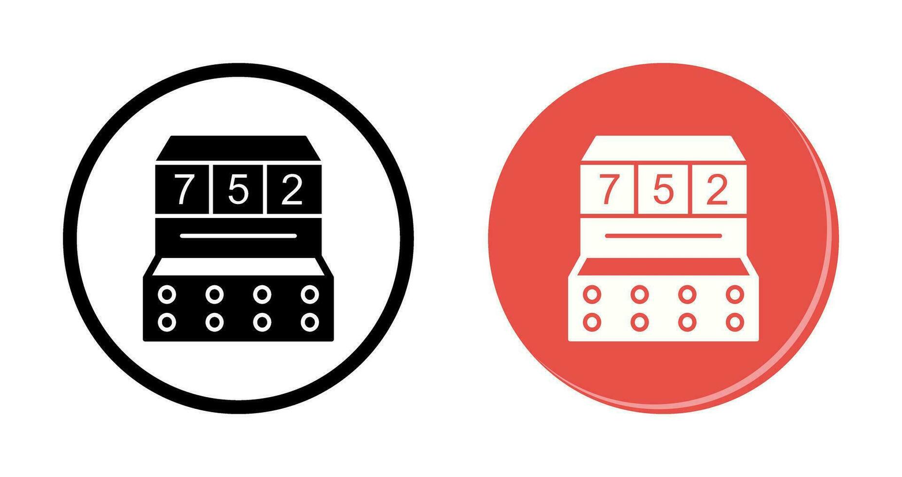 Slot Machine Vector Icon