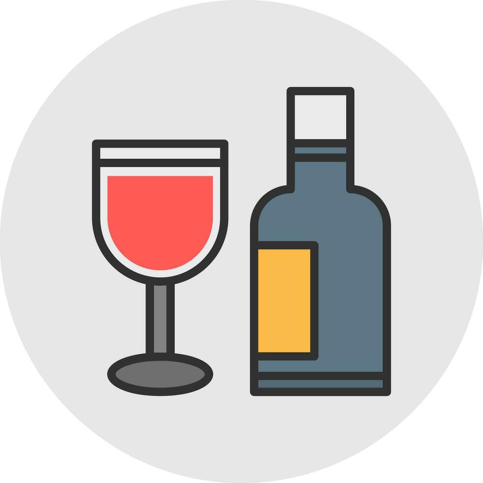 diseño de icono de vector de vino