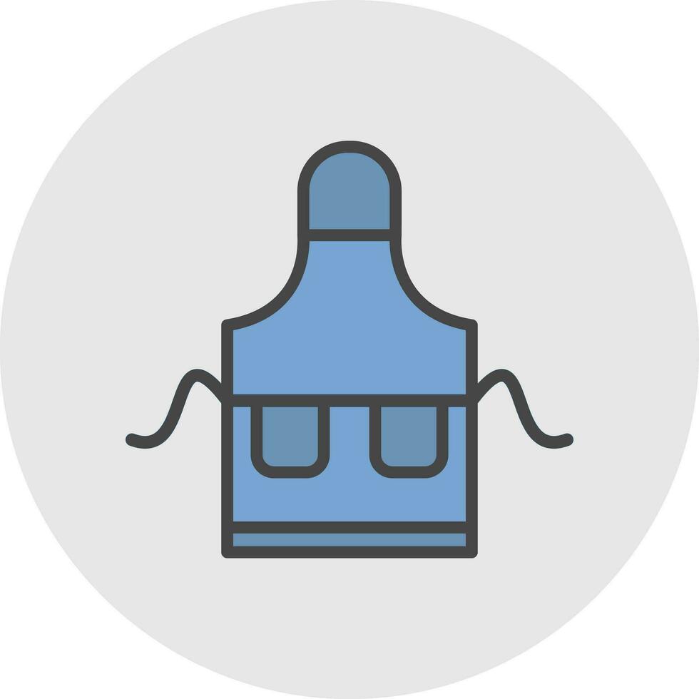 Apron Vector Icon Design