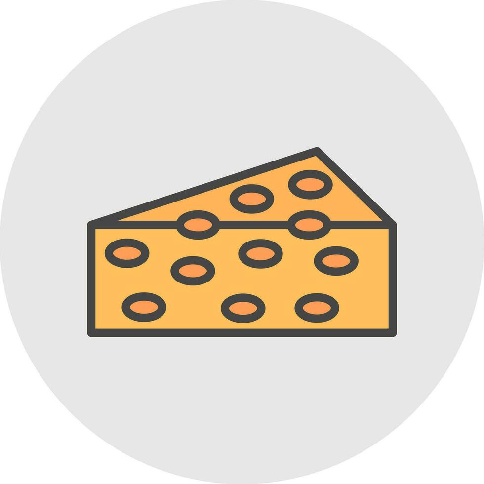 Cheese Vector Icon Design