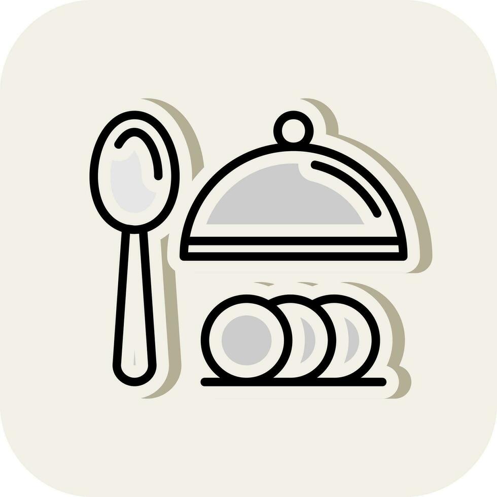 diseño de icono de vector de cena