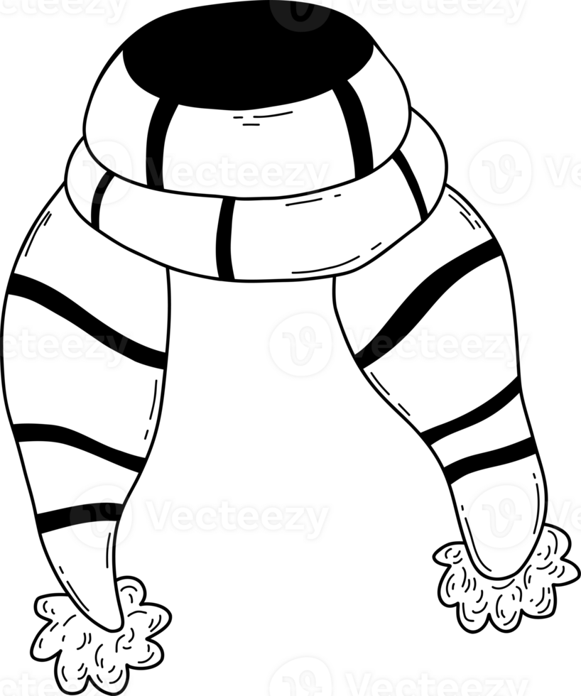 scarf doodle Hand drawn 31399154 PNG