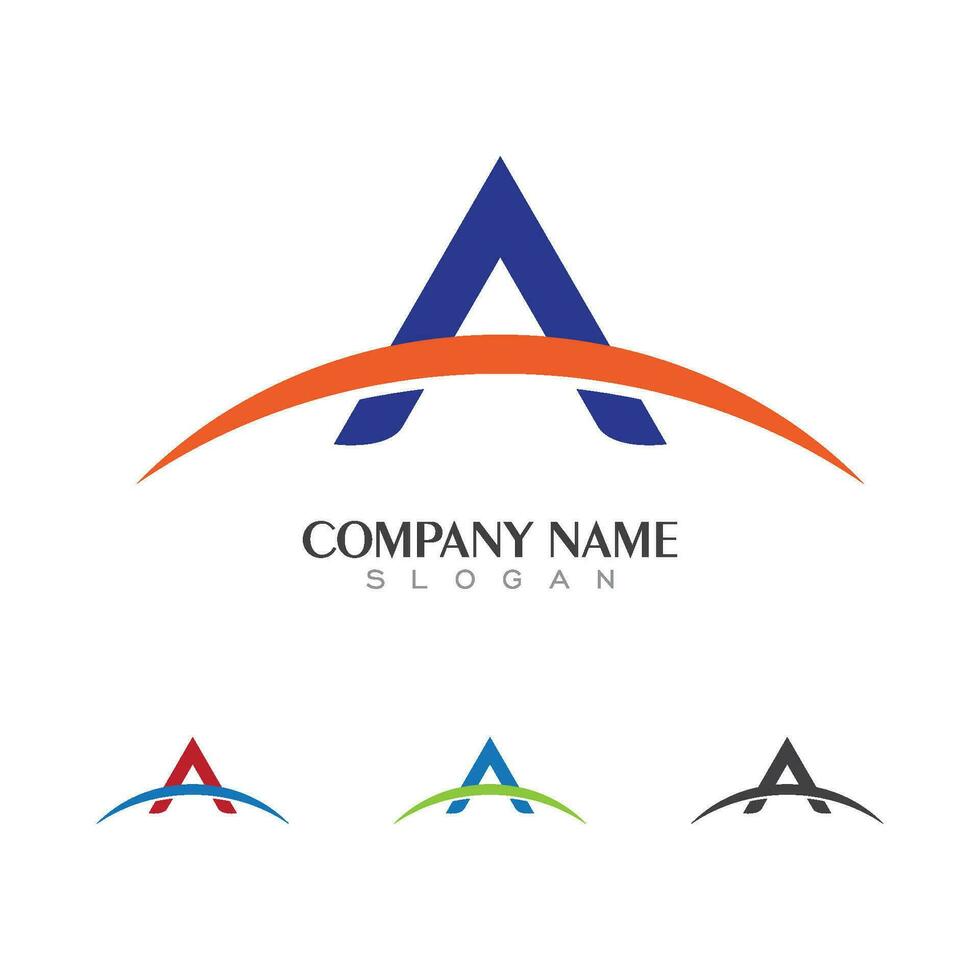 A Letter Logo Template vector