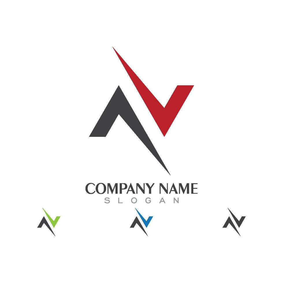 N Letter Logo Template vector