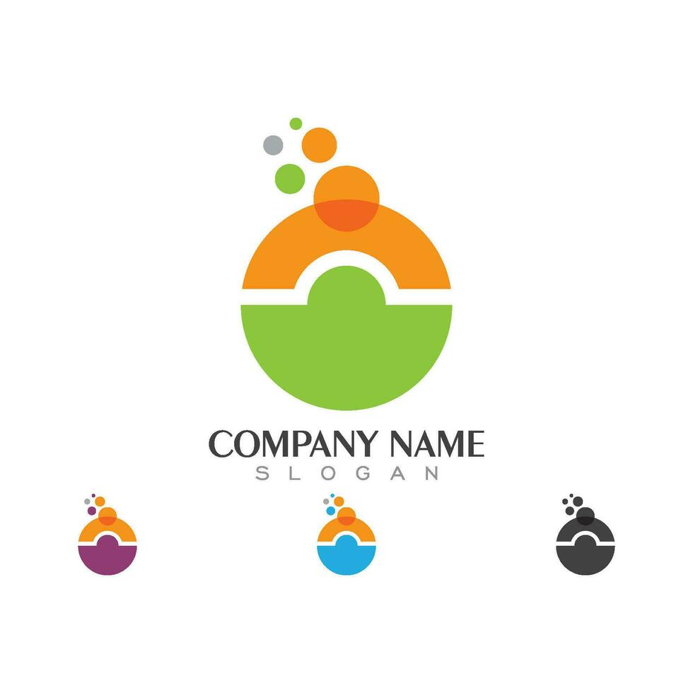 Community, network and social icon vector