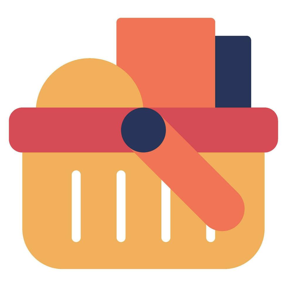 Shopping Basket Icon for uiux, web, app, infographic, etc vector