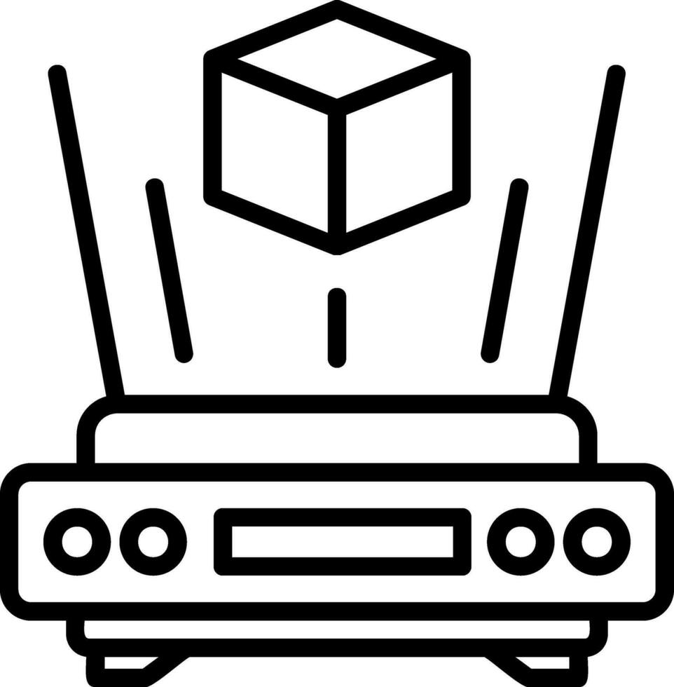 Interactive Hologram Vector Icon Design