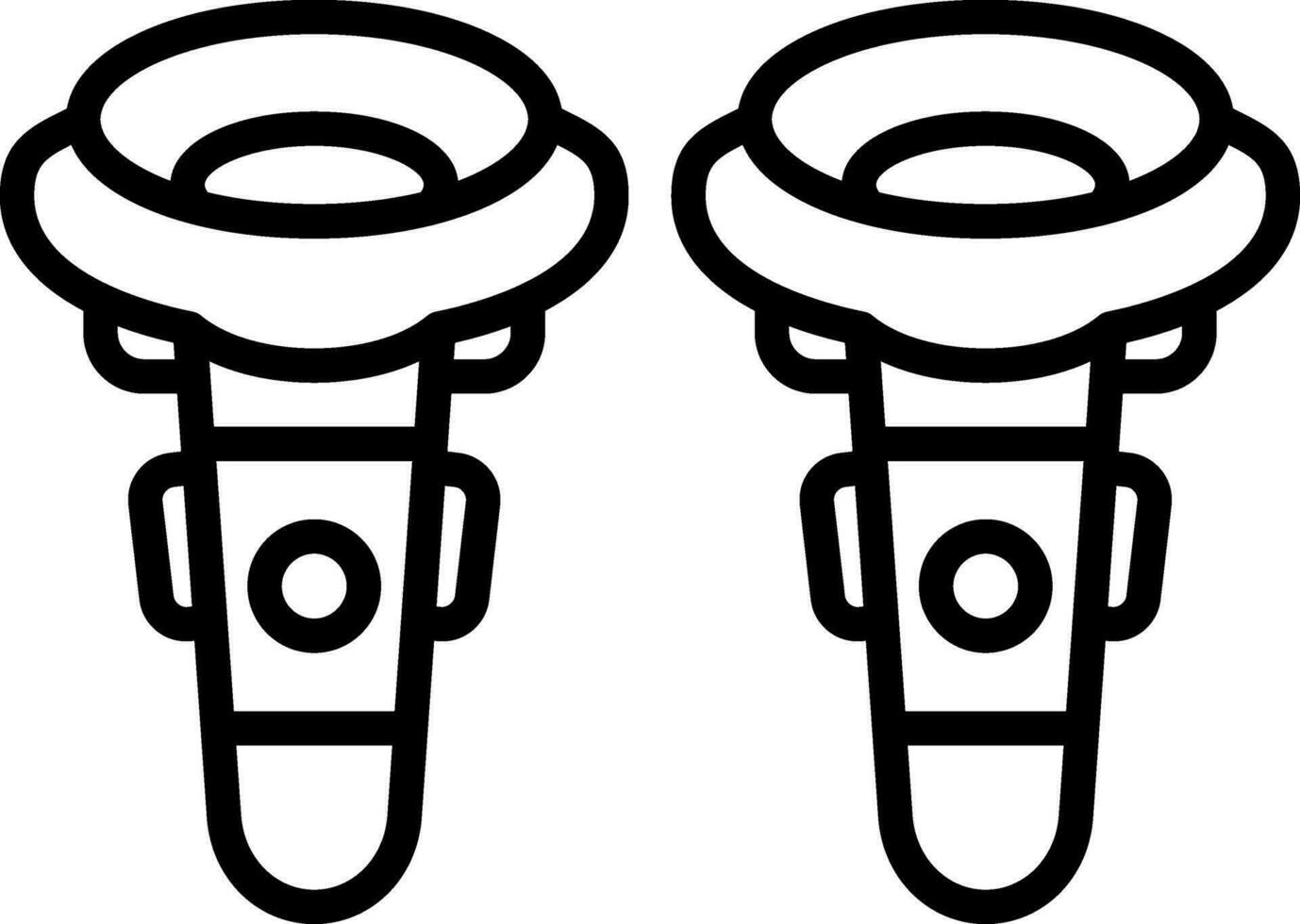 VR Controller Vector Icon Design
