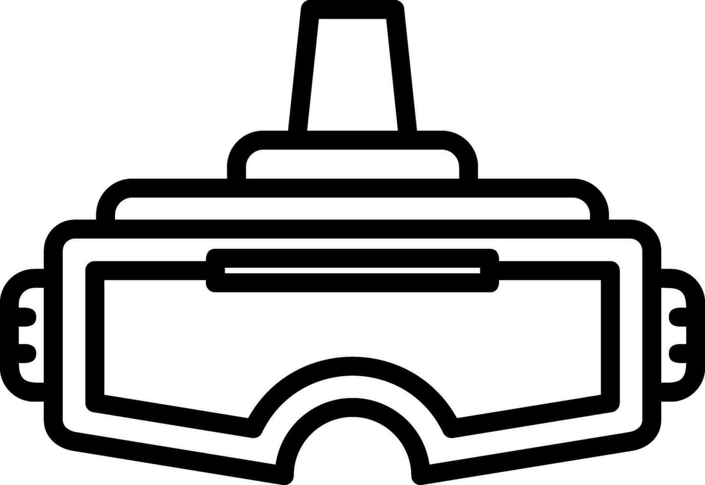 VR Headset Vector Icon Design