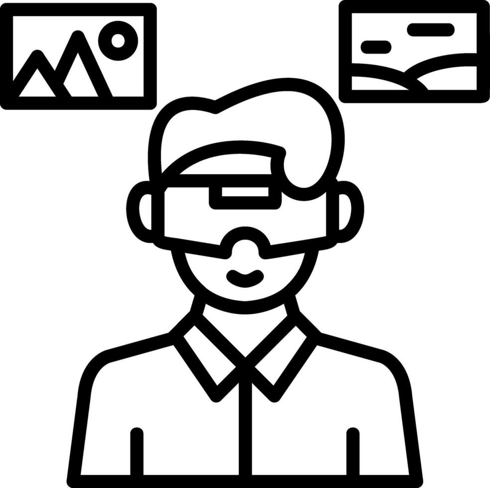 Mixed Reality Art Vector Icon Design
