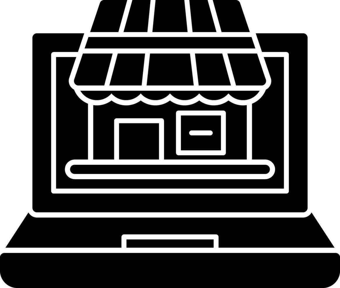 Virtual Marketplace Vector Icon Design