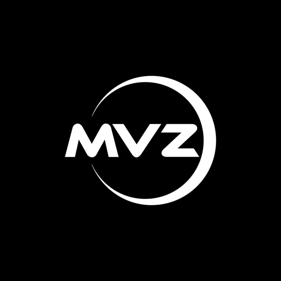 mvz letra logo diseño, inspiración para un único identidad. moderno elegancia y creativo diseño. filigrana tu éxito con el sorprendentes esta logo. vector