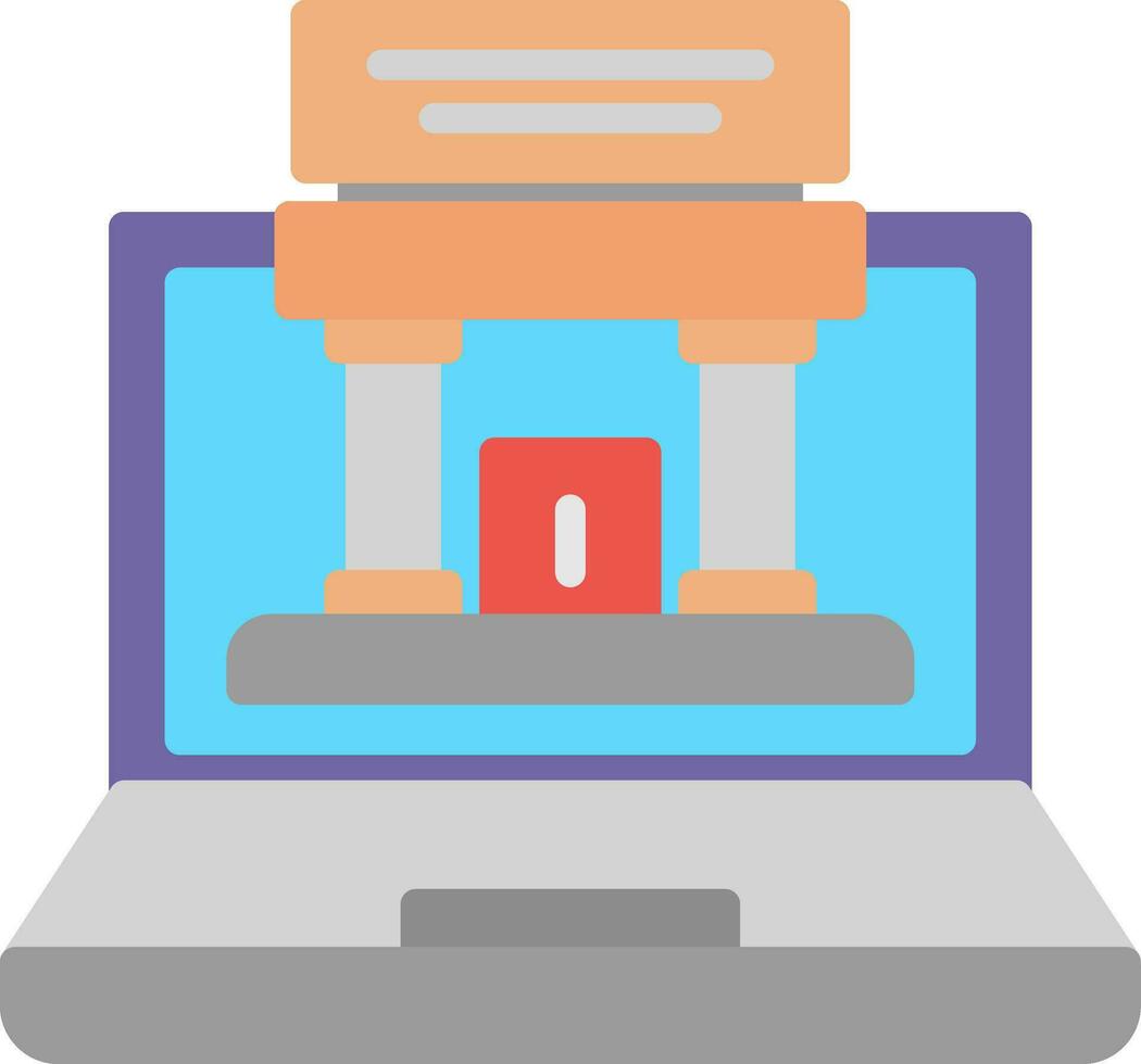 Augmented Museum Vector Icon Design