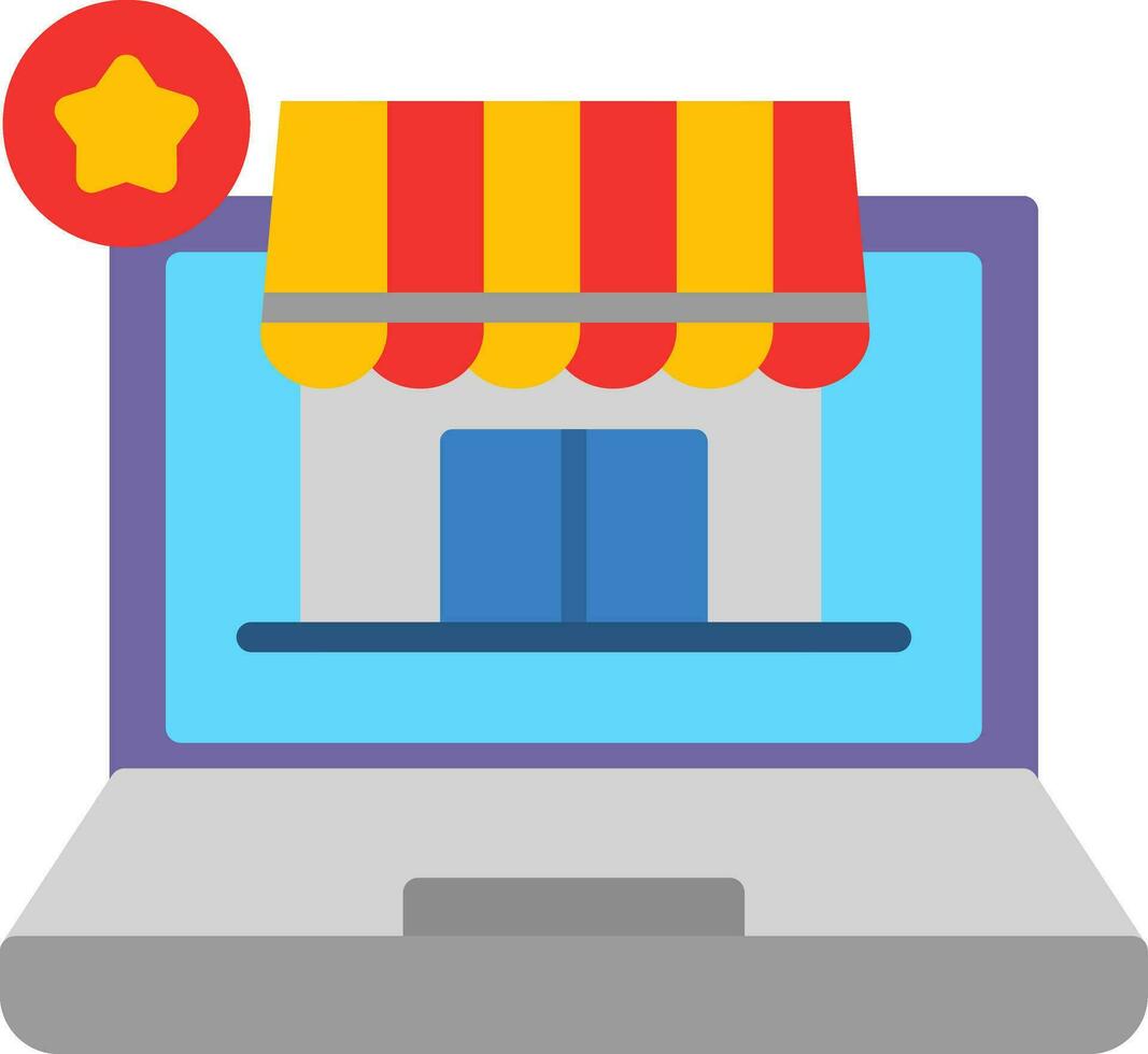 AR Retail Experience Vector Icon Design