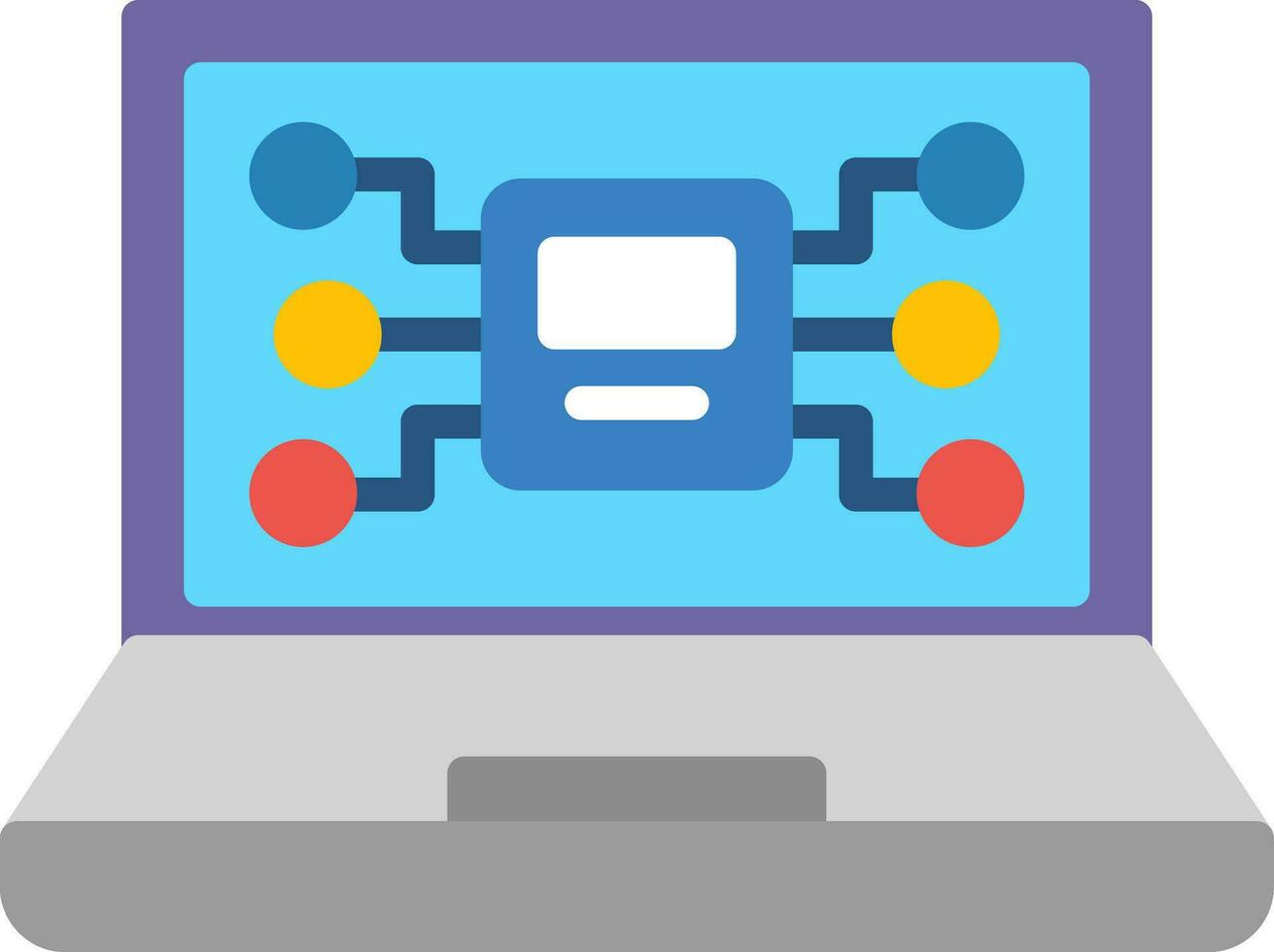 AI-Driven Mysteries Vector Icon Design