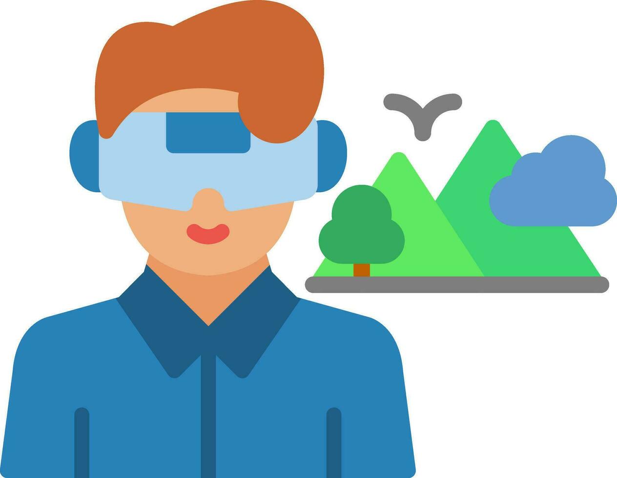 Simulated Adventures Vector Icon Design