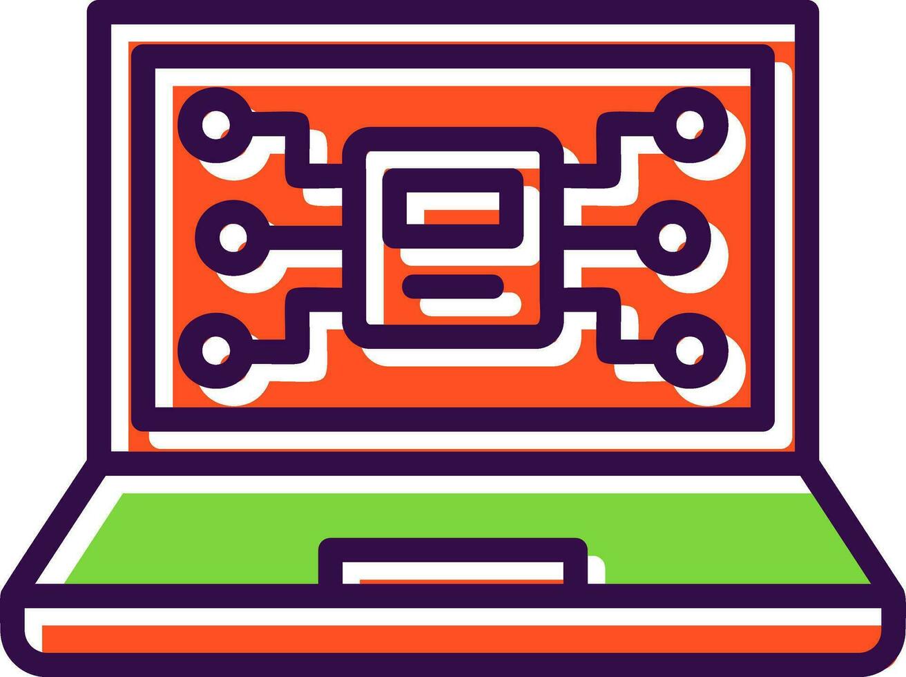 AI-Driven Mysteries Vector Icon Design