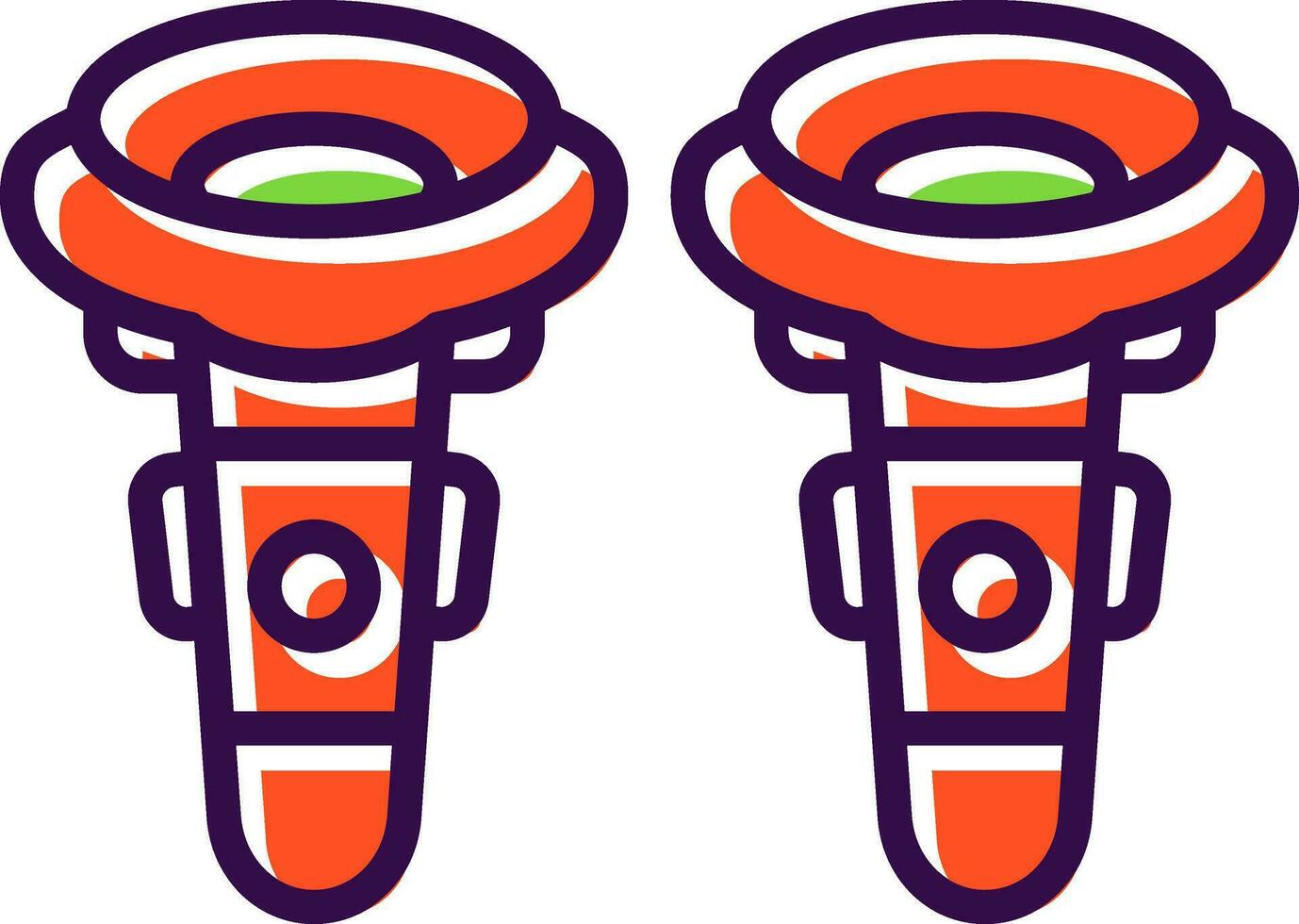 VR Controller Vector Icon Design