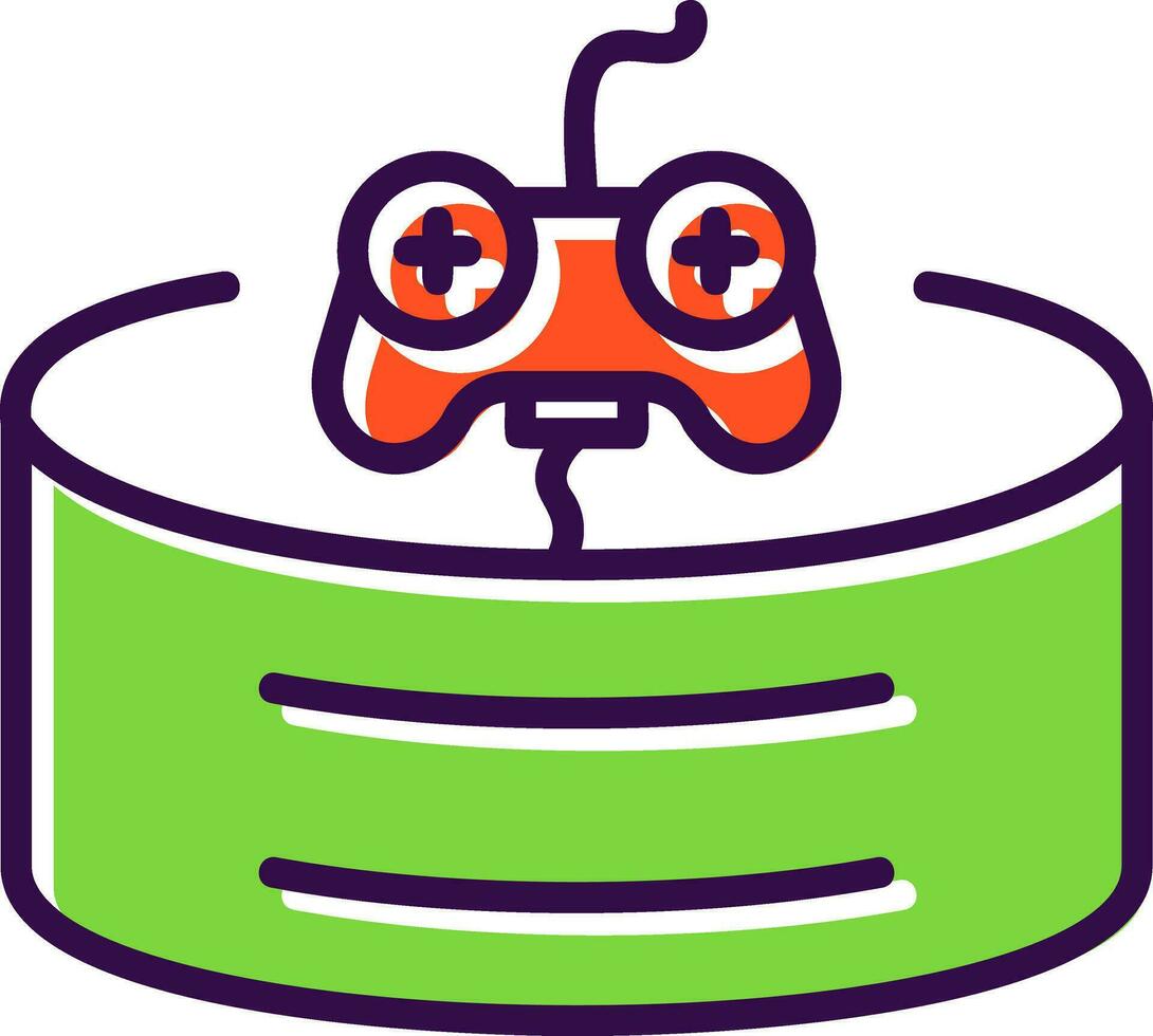 Virtual Reality Console Vector Icon Design