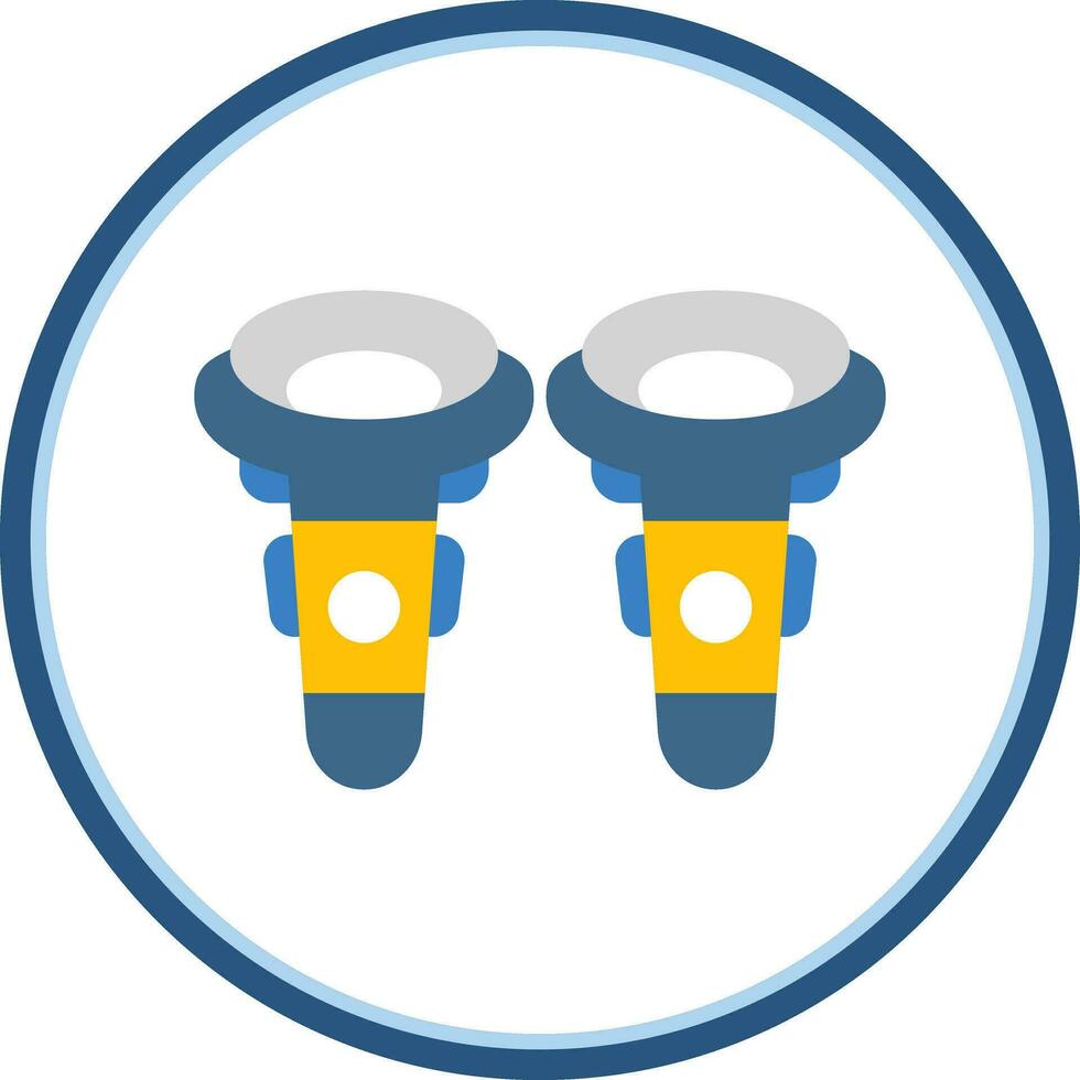 VR Controller Vector Icon Design