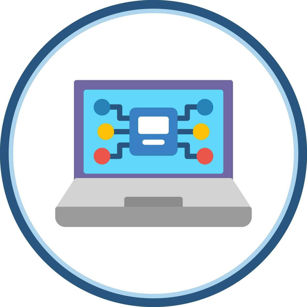 AI-Driven Mysteries Vector Icon Design