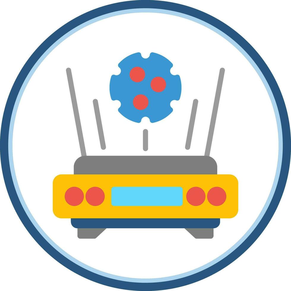 Holodeck Chamber Vector Icon Design