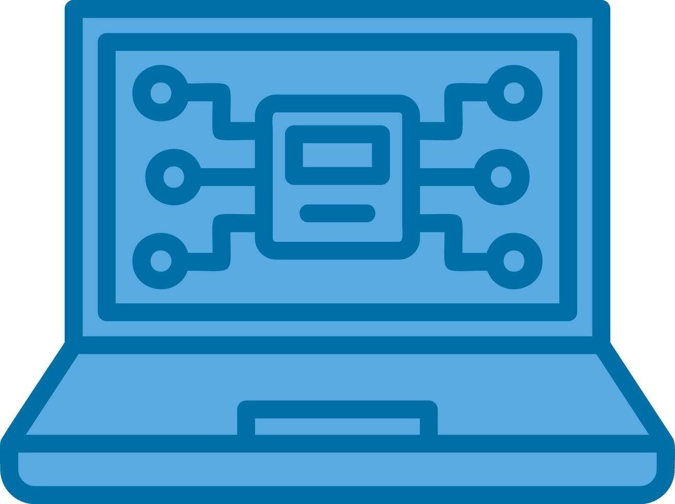 AI-Driven Mysteries Vector Icon Design