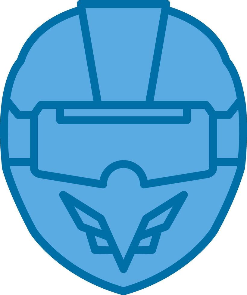 VR Racing Helmet Vector Icon Design