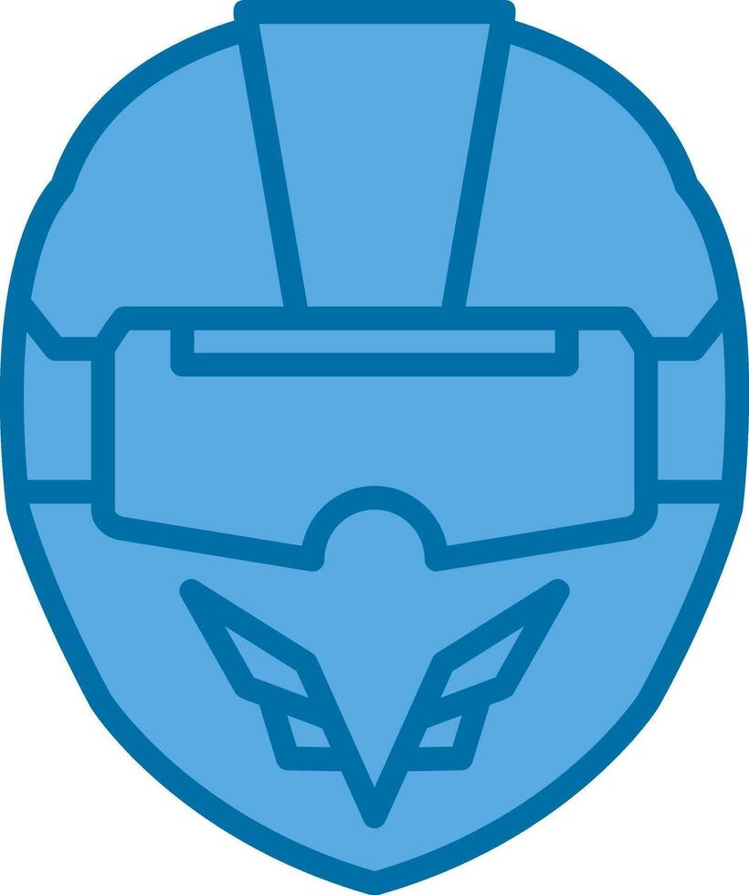 VR Racing Helmet Vector Icon Design