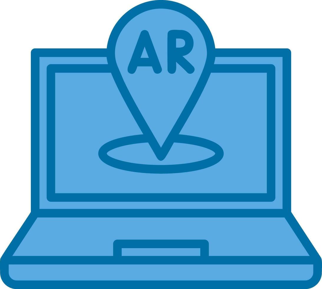 AR Navigation Vector Icon Design