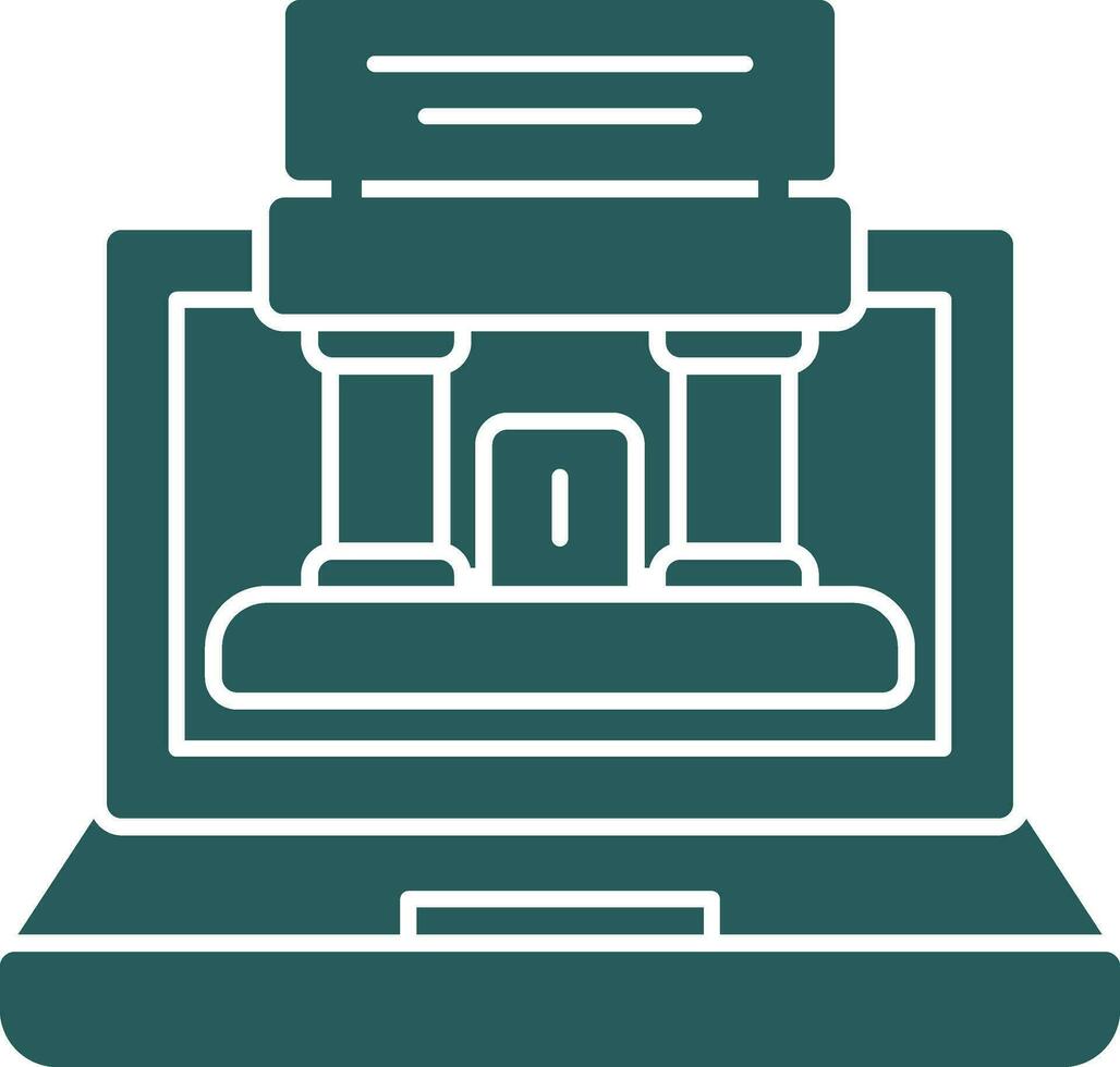 Augmented Museum Vector Icon Design