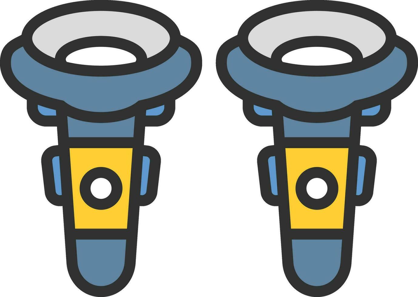 VR Controller Vector Icon Design