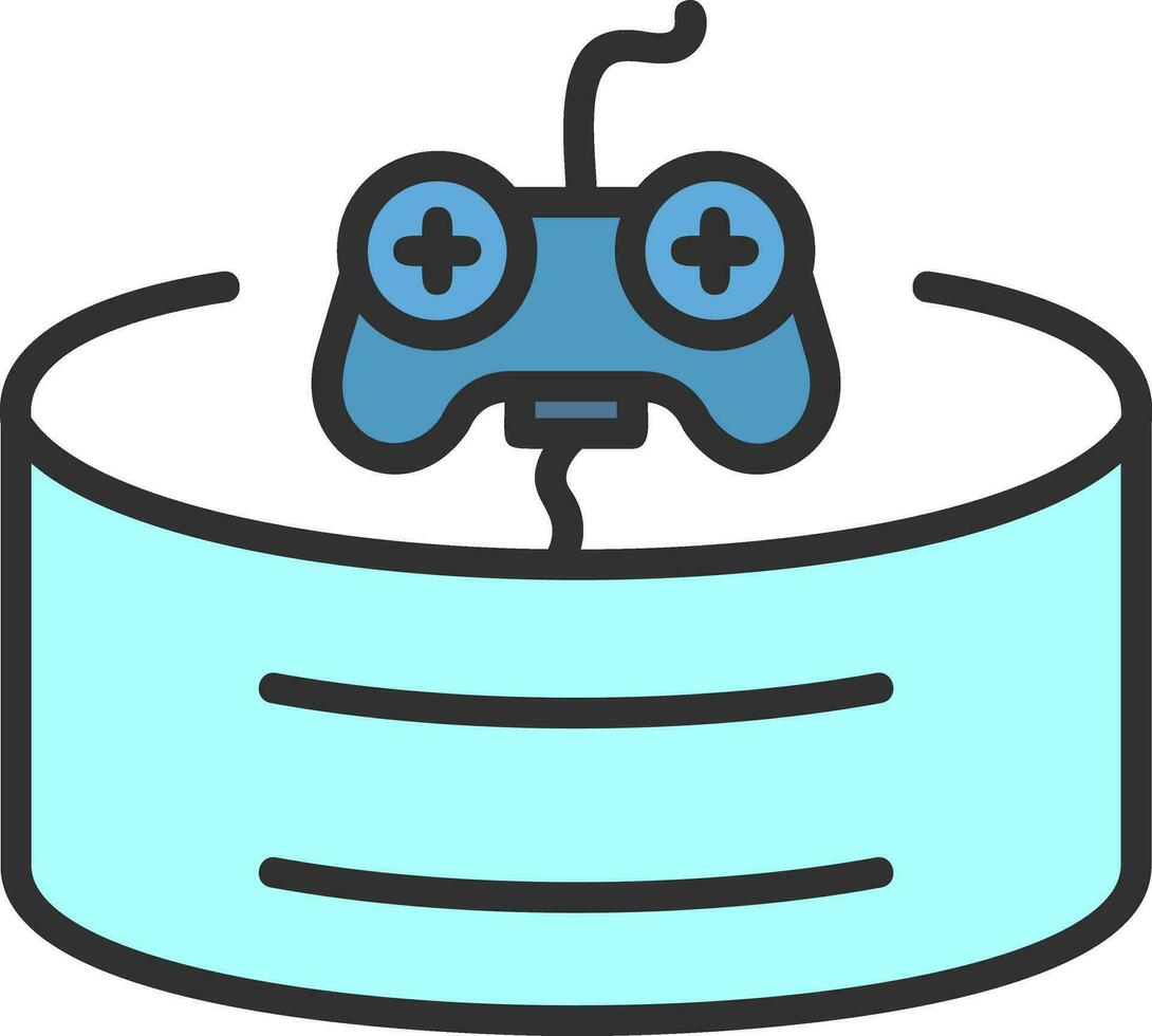 Virtual Reality Console Vector Icon Design