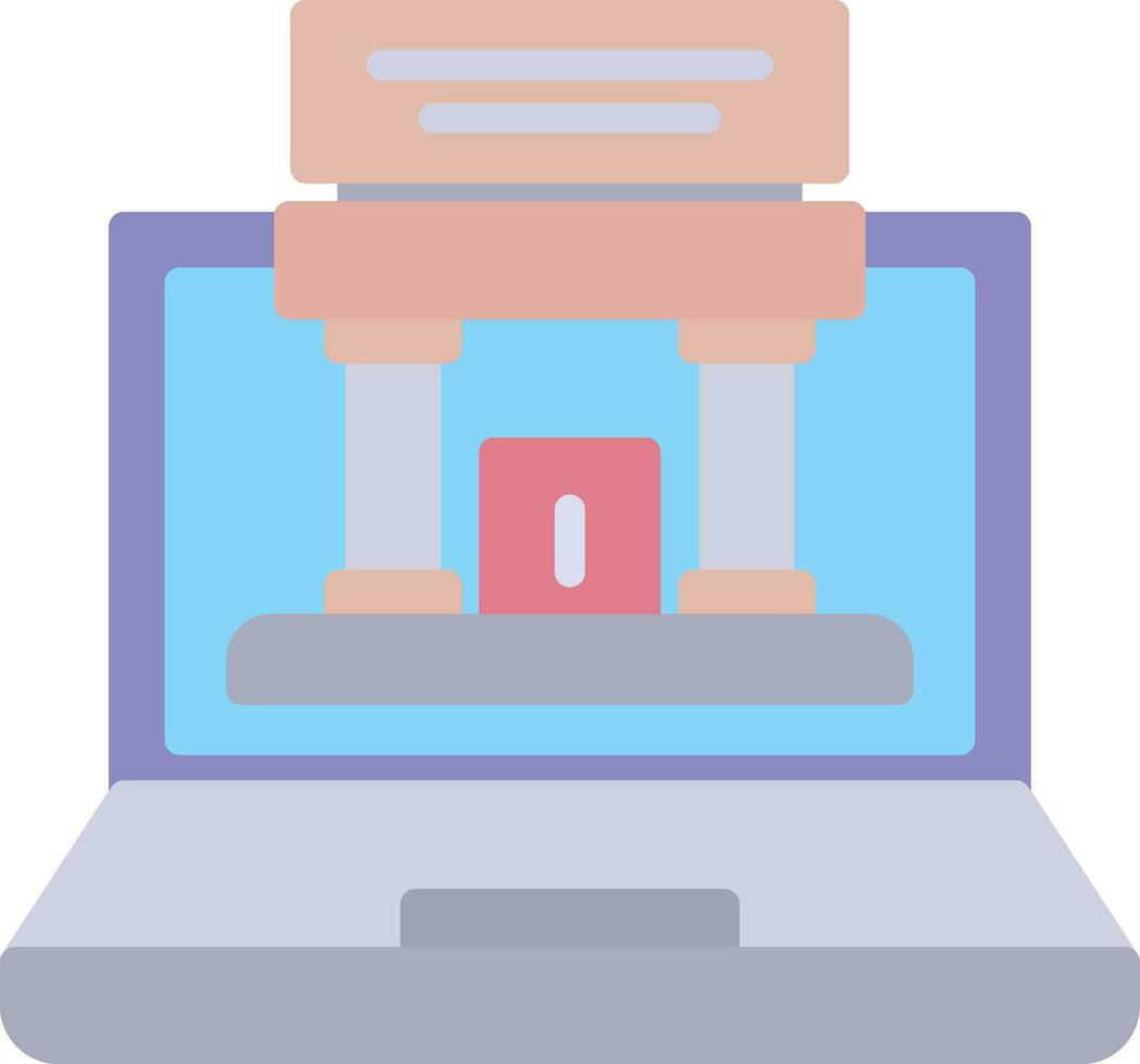 Augmented Museum Vector Icon Design