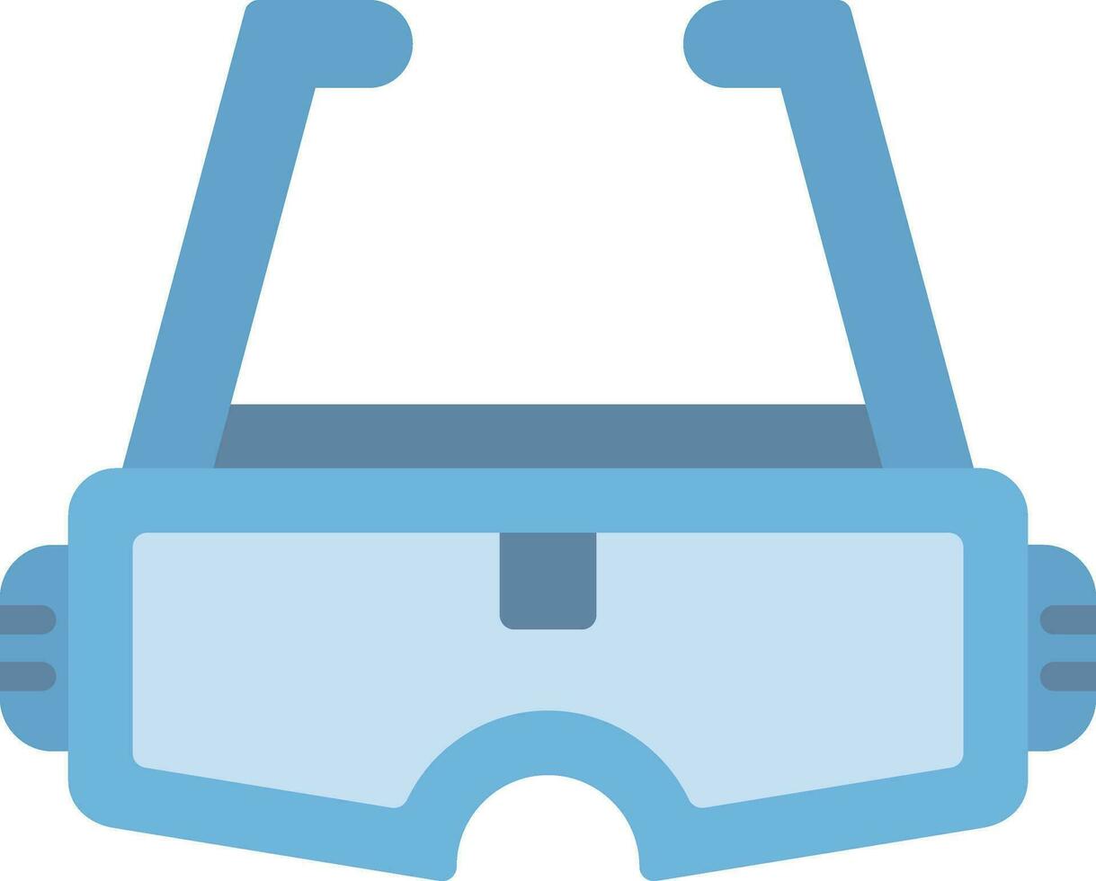 Augmented Reality Glasses Vector Icon Design