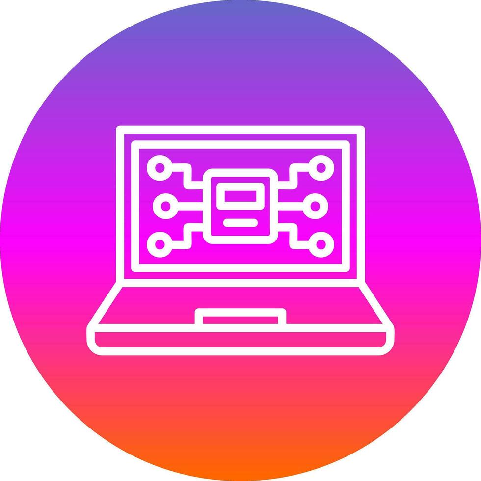 AI-Driven Mysteries Vector Icon Design