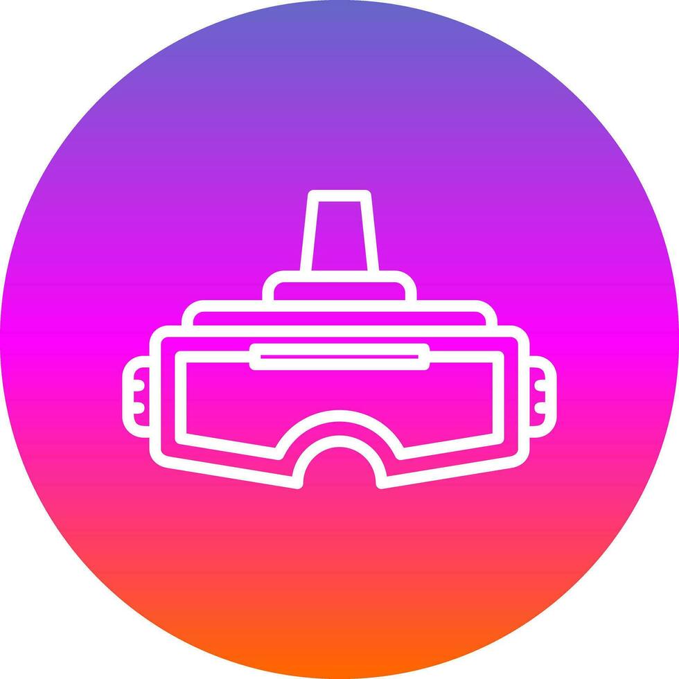 VR Headset Vector Icon Design