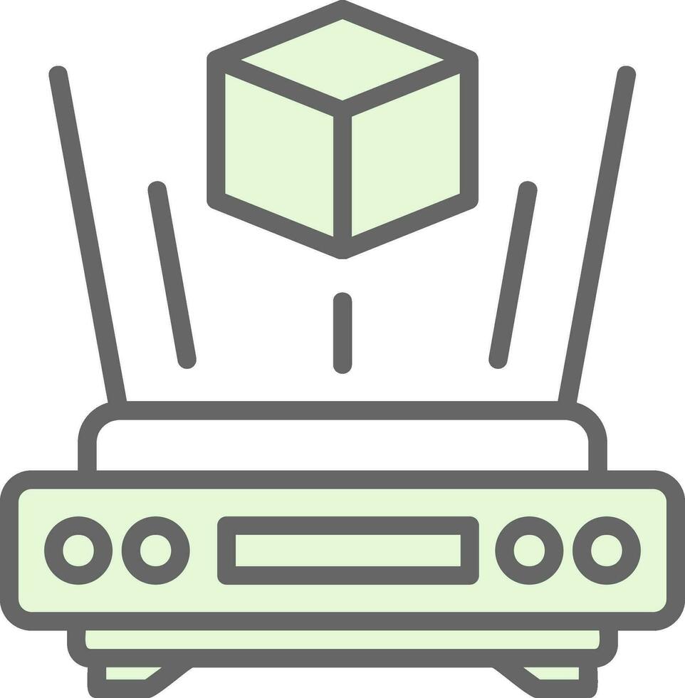 Interactive Hologram Vector Icon Design