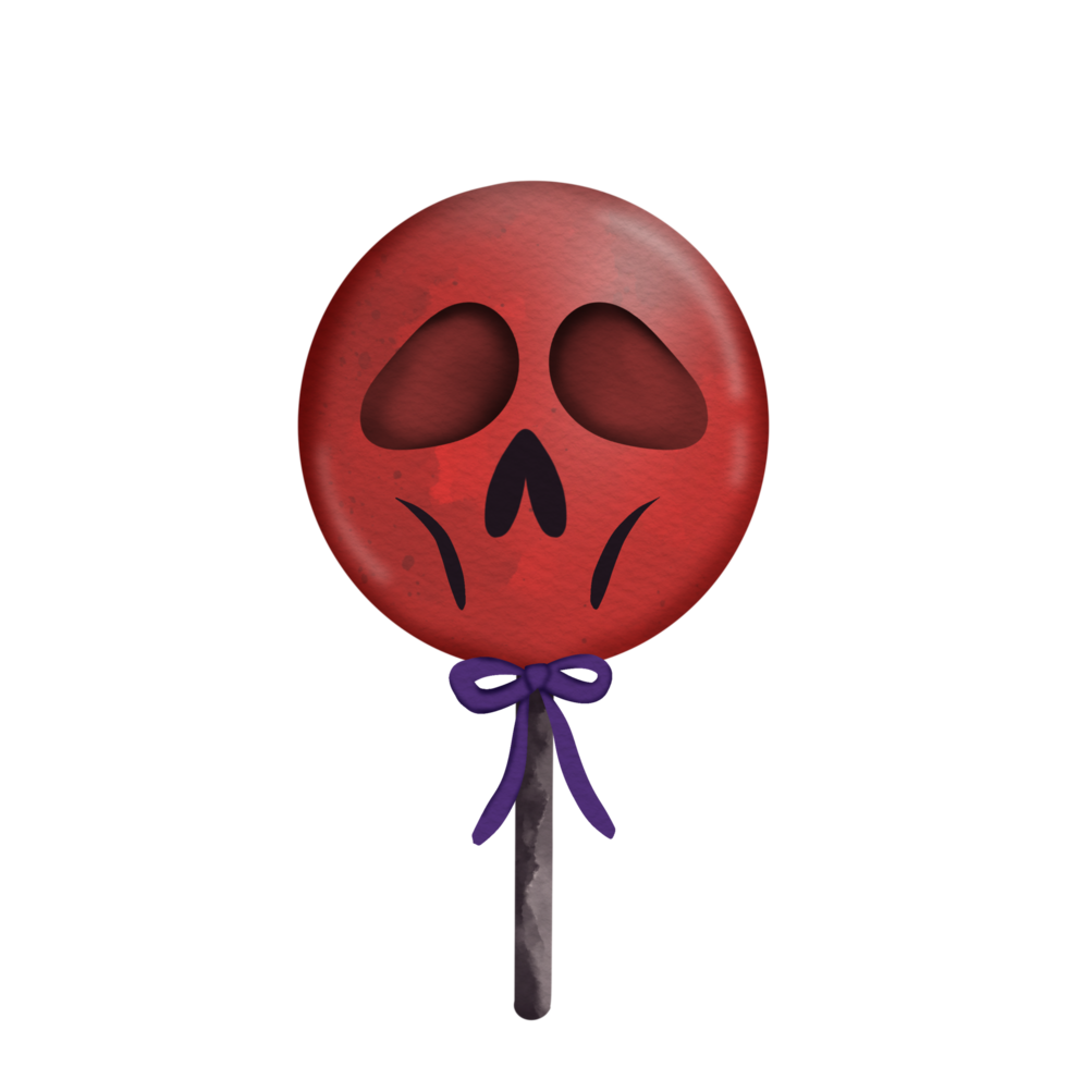 Candy Halloween Element clipart Digital painting watercolor png