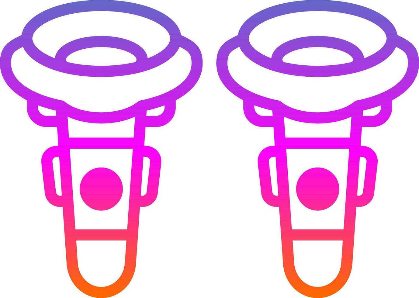 VR Controller Vector Icon Design