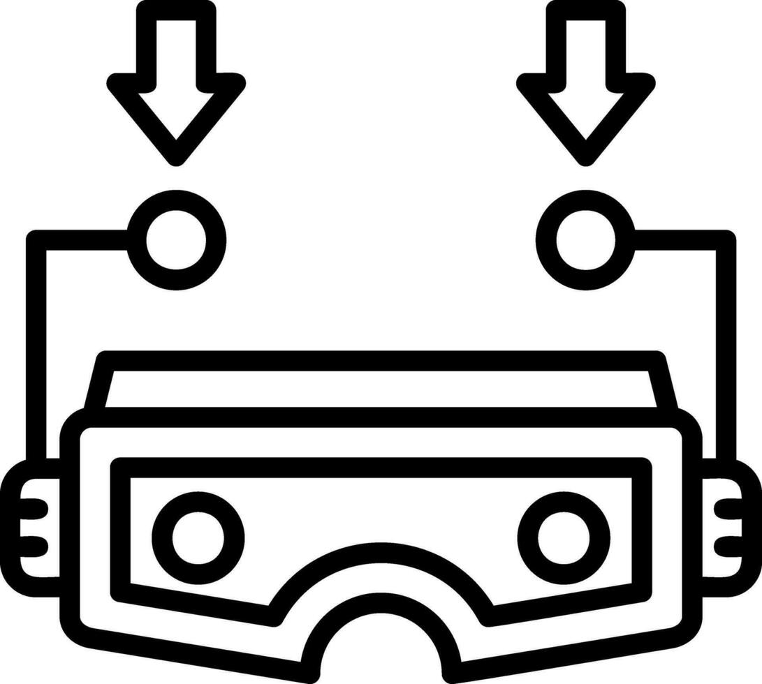 Multi-Sensory VR Vector Icon Design