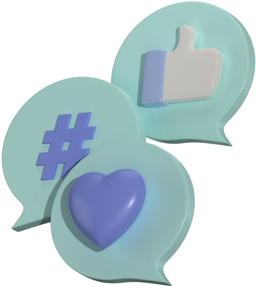 3D Icon and illustration marketing SEO png