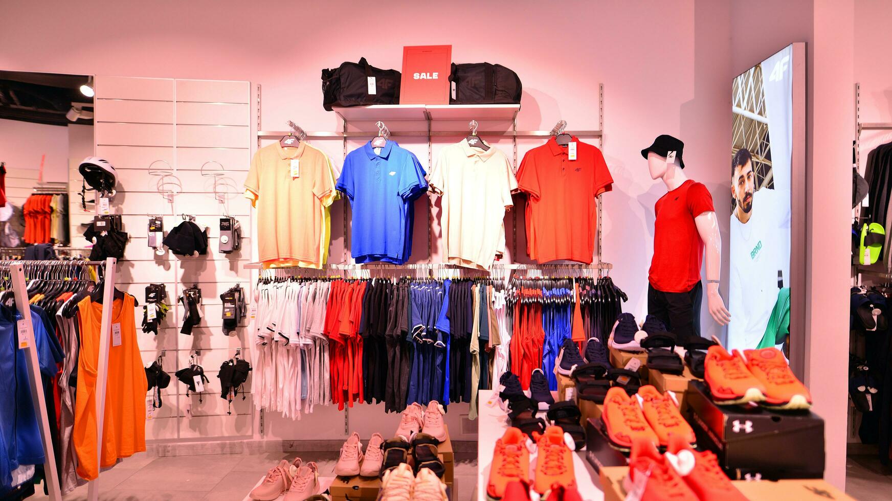 Swinoujscie, Poland. 15 August 2023. 4F store interior display. photo
